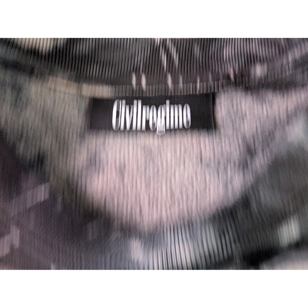 Civil Regime Mens Tie Dye Floral Embroidered Graphic Crewneck Sweatshirt Gray L - Picture 2 of 9